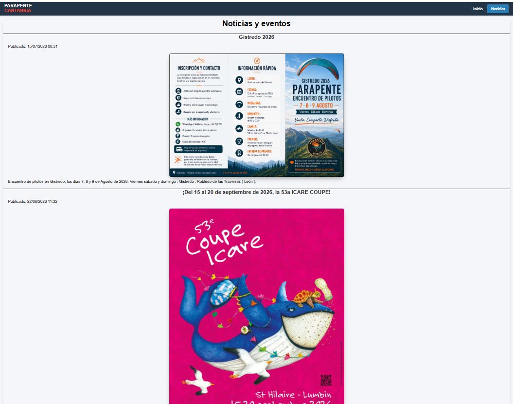 Noticias Eventos